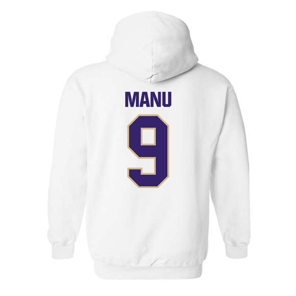 Washington - NCAA Football : Jacob Manu - Classic Shersey Hooded Sweatshirt-1
