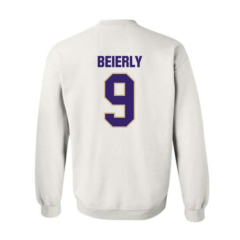 Washington - NCAA Football : Dash Beierly - Classic Shersey Crewneck Sweatshirt-1