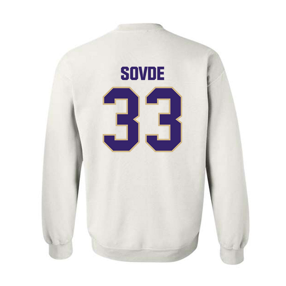 Washington - NCAA Men's Soccer : Chad Sovde - Classic Shersey Crewneck Sweatshirt-1