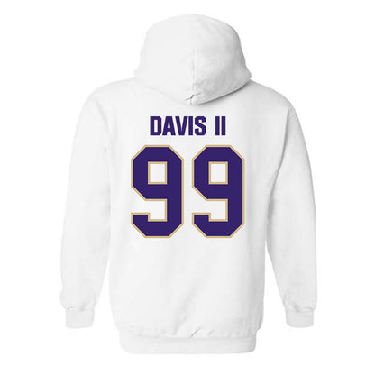 Washington - NCAA Football : Russell Davis II - Classic Shersey Hooded Sweatshirt-1
