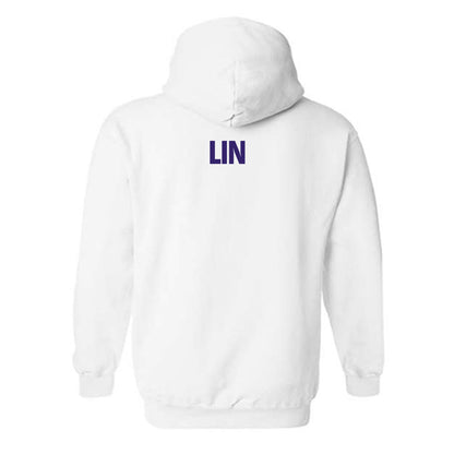 Washington - NCAA Women's Gymnastics : Kristin Lin - Classic Shersey Hooded Sweatshirt-1