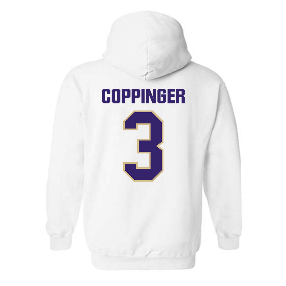 Washington - NCAA Women's Basketball : Devin Coppinger - Classic Shersey Hooded Sweatshirt-1
