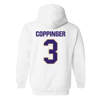 Washington - NCAA Women's Basketball : Devin Coppinger - Classic Shersey Hooded Sweatshirt-1