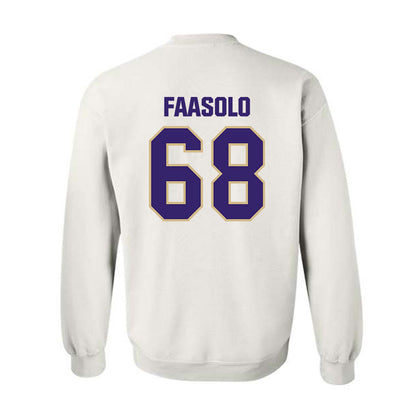 Washington - NCAA Football : Soane Faasolo - Classic Shersey Crewneck Sweatshirt-1