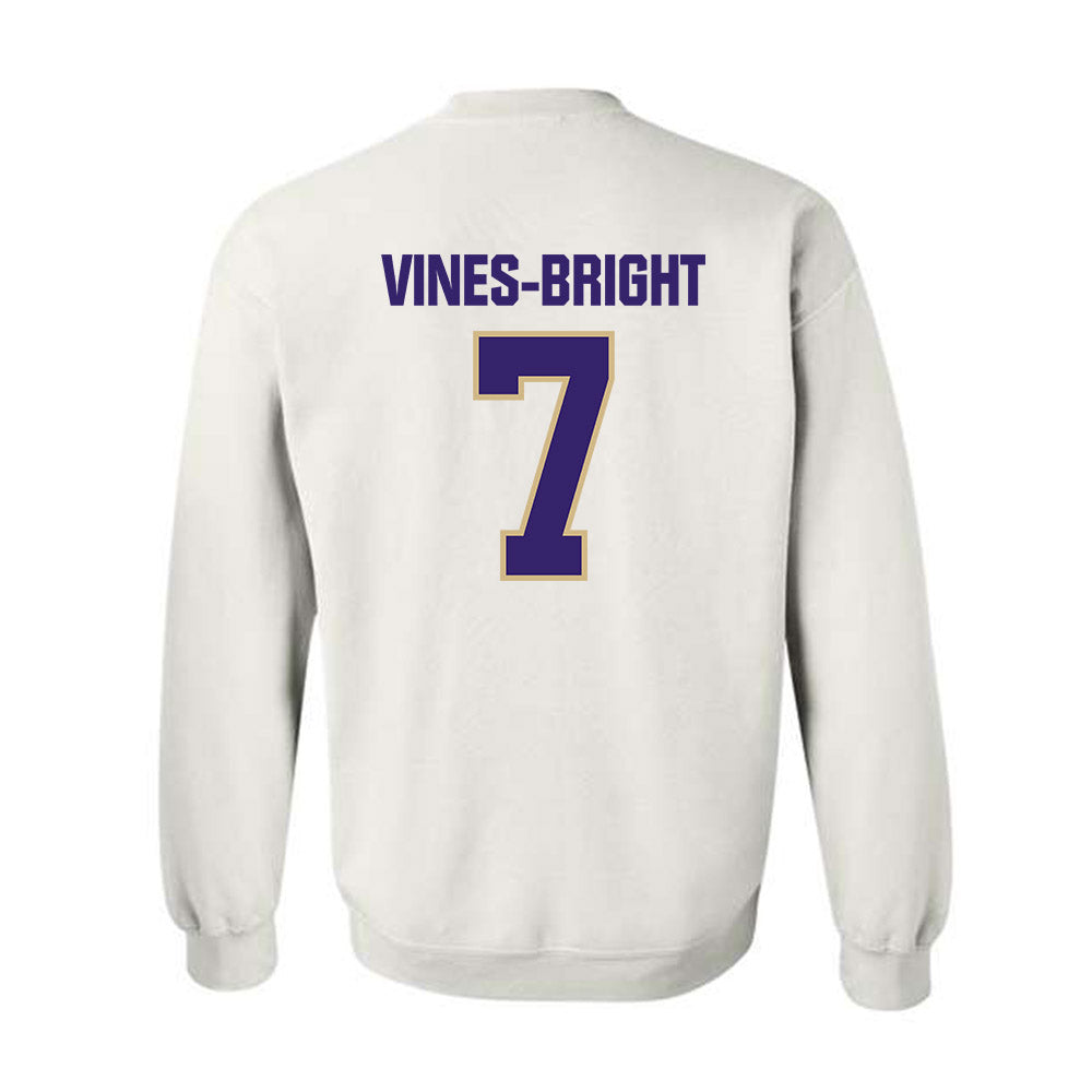 Washington - NCAA Football : Raiden Vines-Bright - Classic Shersey Crewneck Sweatshirt-1