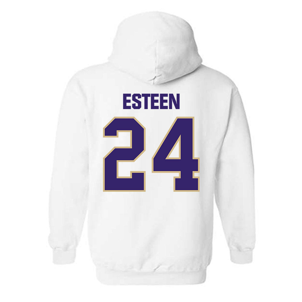 Washington - NCAA Football : Makell Esteen - Classic Shersey Hooded Sweatshirt-1