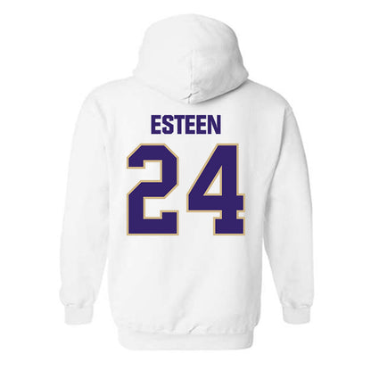 Washington - NCAA Football : Makell Esteen - Classic Shersey Hooded Sweatshirt-1