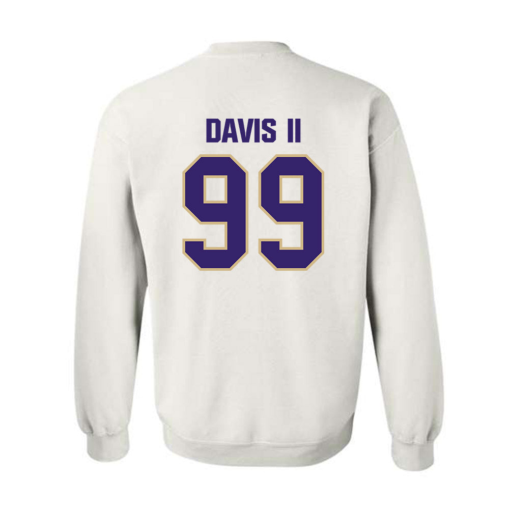 Washington - NCAA Football : Russell Davis II - Classic Shersey Crewneck Sweatshirt-1