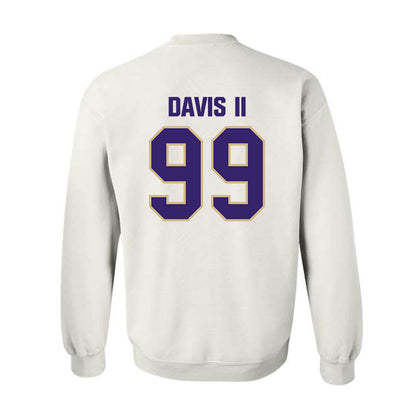 Washington - NCAA Football : Russell Davis II - Classic Shersey Crewneck Sweatshirt-1