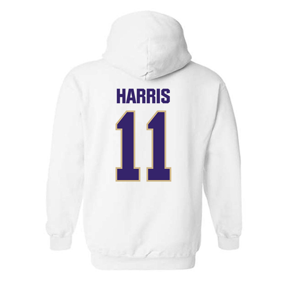 Washington - NCAA Football : Marcus Harris - Classic Shersey Hooded Sweatshirt-1