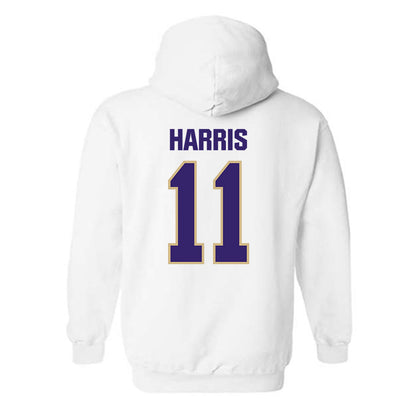 Washington - NCAA Football : Marcus Harris - Classic Shersey Hooded Sweatshirt-1