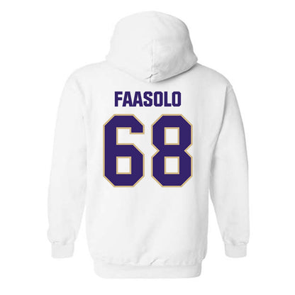 Washington - NCAA Football : Soane Faasolo - Classic Shersey Hooded Sweatshirt-1