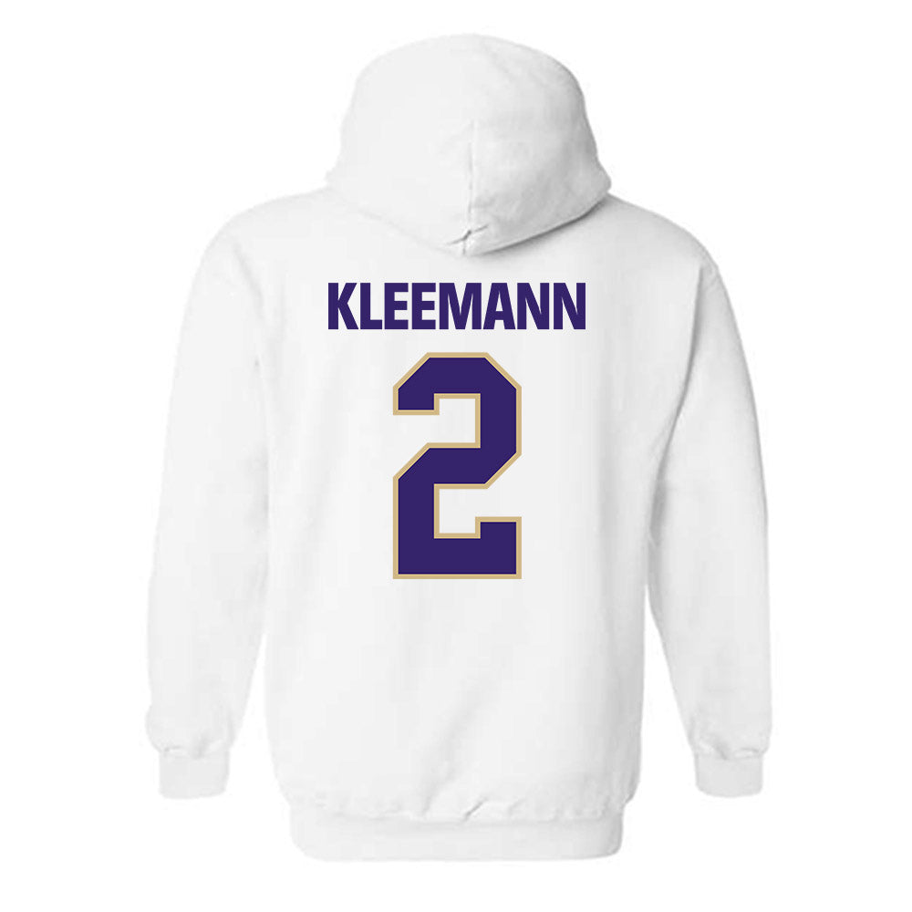 Washington - NCAA Men's Soccer : Philip Kleemann - Classic Shersey Hooded Sweatshirt-1