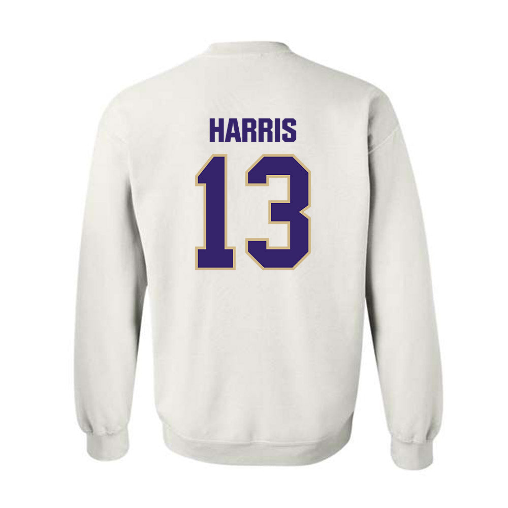 Washington - NCAA Football : Audric Harris - Classic Shersey Crewneck Sweatshirt-1