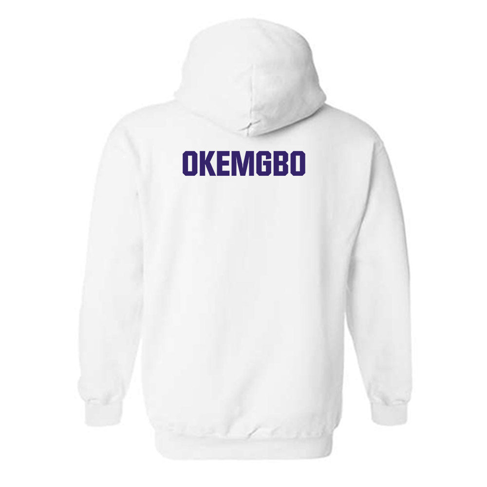Washington - NCAA Women's Track & Field : Chiche Okemgbo - Classic Shersey Hooded Sweatshirt-1