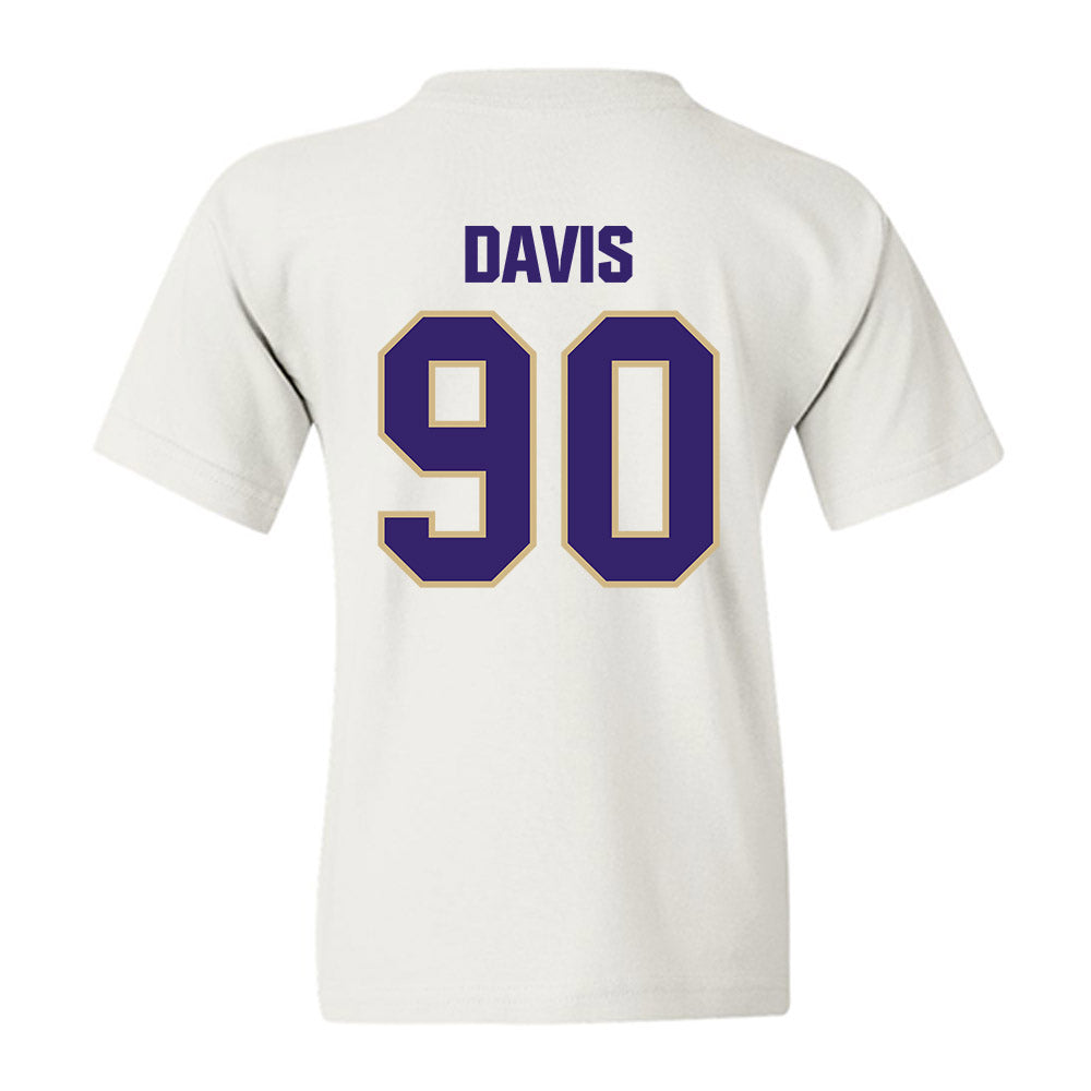 Washington - NCAA Football : Elinneus Davis - Classic Shersey Youth T-Shirt-1