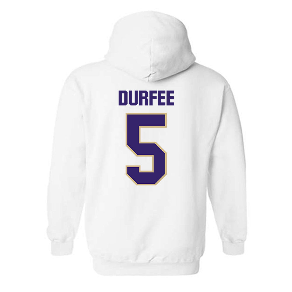 Washington - NCAA Football : Zach Durfee - Classic Shersey Hooded Sweatshirt-1