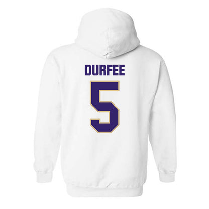 Washington - NCAA Football : Zach Durfee - Classic Shersey Hooded Sweatshirt-1