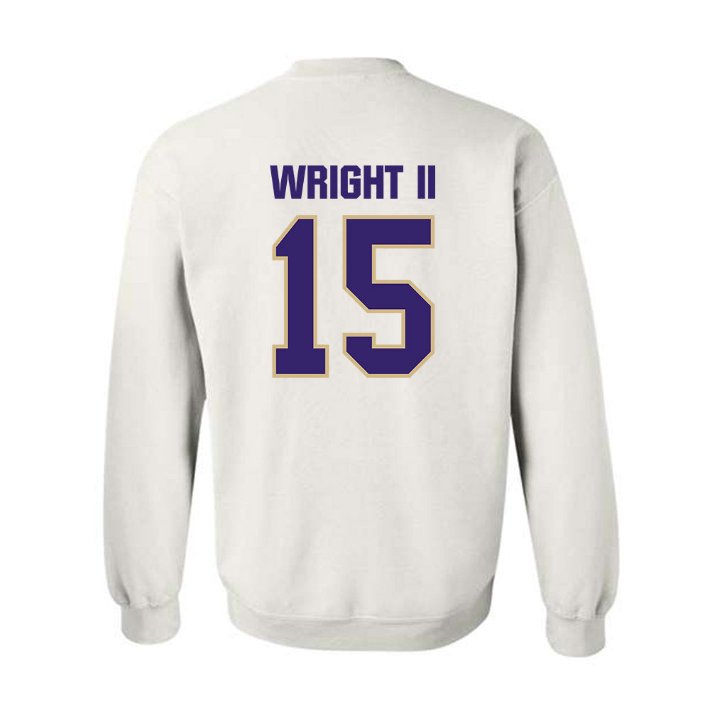 Washington - NCAA Football : Rahim Wright II - Classic Shersey Crewneck Sweatshirt-1