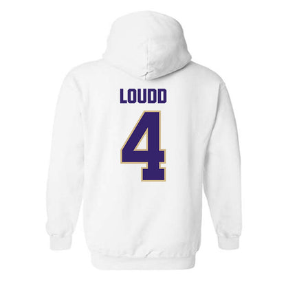 Washington - NCAA Women's Soccer : Maya Loudd - Classic Shersey Hooded Sweatshirt-1