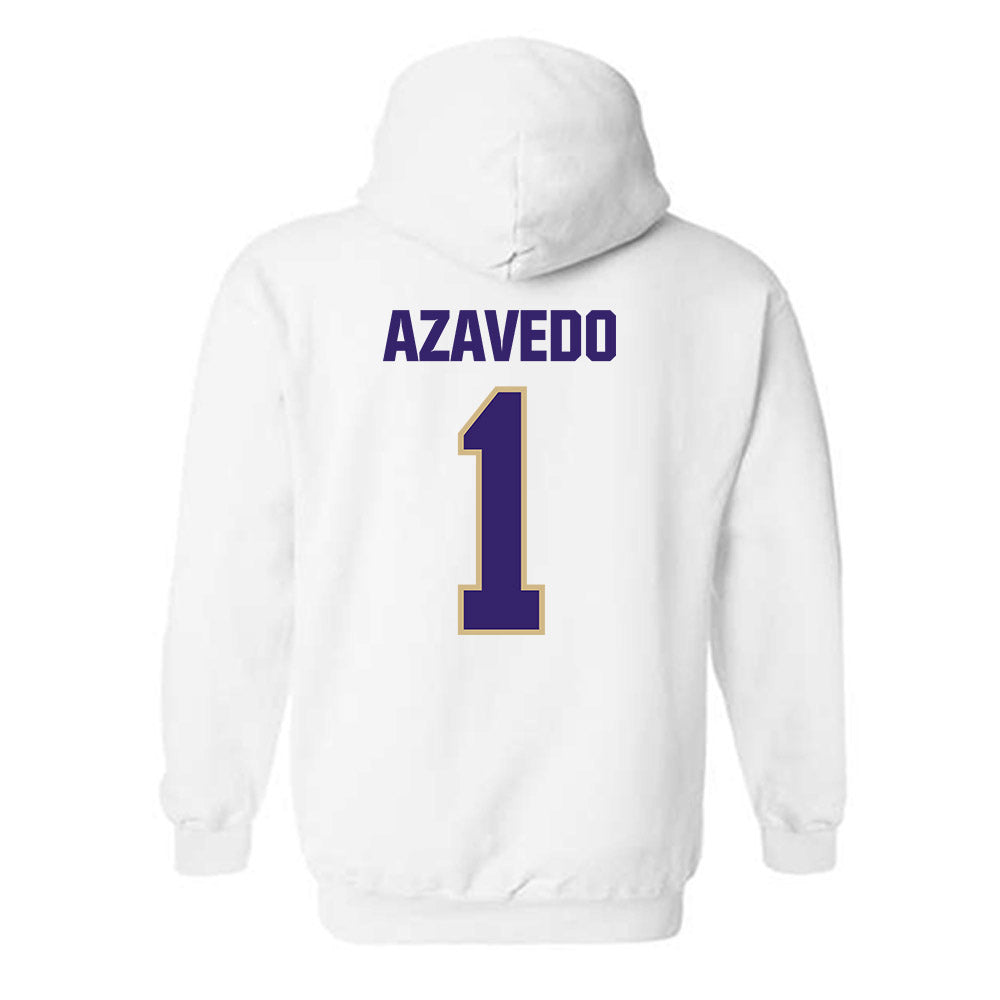Washington - NCAA Women's Volleyball : Addy Azavedo - Classic Shersey Hooded Sweatshirt-1