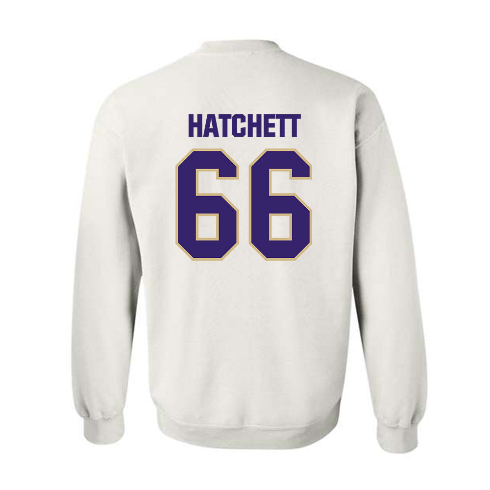 Washington - NCAA Football : Landen Hatchett - Classic Shersey Crewneck Sweatshirt-1