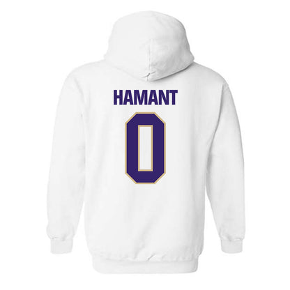 Washington - NCAA Women's Soccer : Mia Hamant - Classic Shersey Hooded Sweatshirt-1