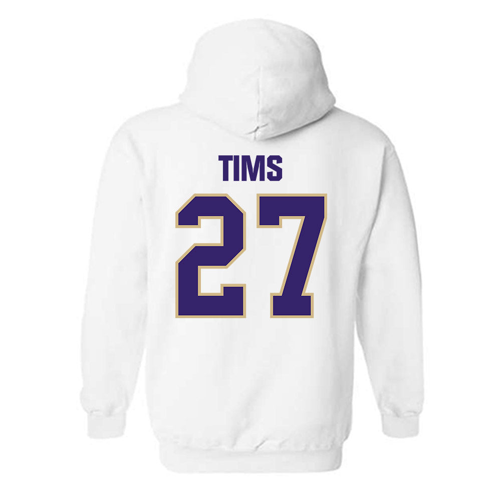 Washington - NCAA Baseball : Justin Tims - Classic Shersey Hooded Sweatshirt-1