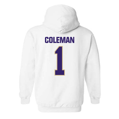 Washington - NCAA Football : Jonah Coleman - Classic Shersey Hooded Sweatshirt-1