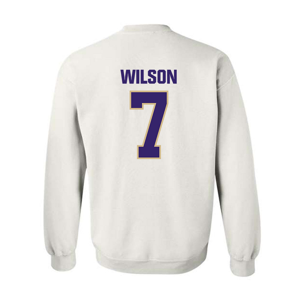 Washington - NCAA Baseball : Blake Wilson - Classic Shersey Crewneck Sweatshirt-1
