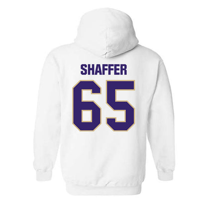 Washington - NCAA Football : Jack Shaffer - Classic Shersey Hooded Sweatshirt-1