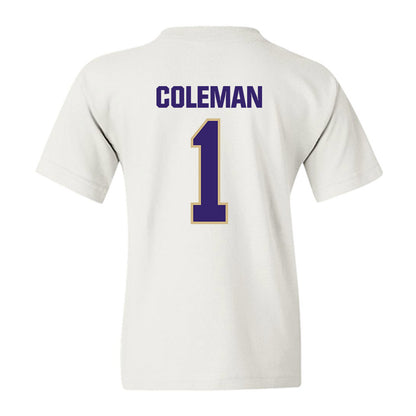 Washington - NCAA Football : Jonah Coleman - Classic Shersey Youth T-Shirt-1