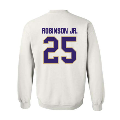 Washington - NCAA Football : Donovan Robinson Jr. - Classic Shersey Crewneck Sweatshirt-1