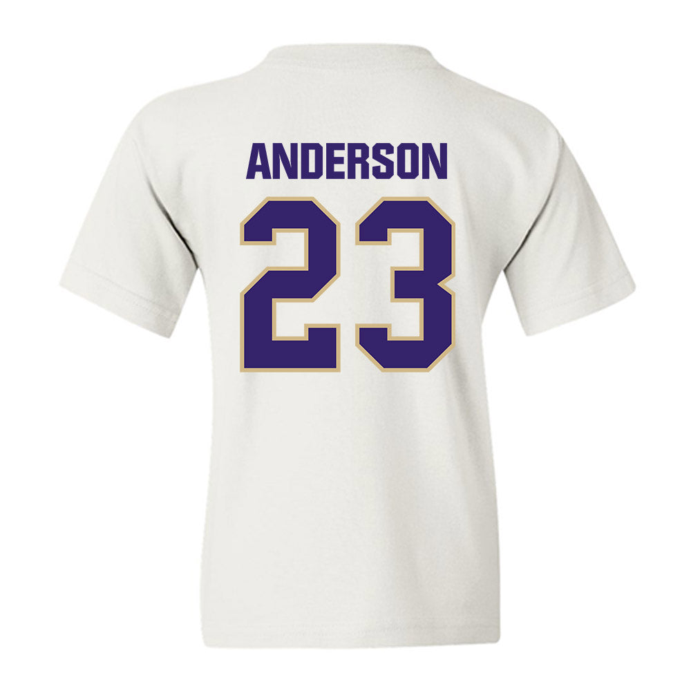 Washington - NCAA Women's Basketball : Olivia Anderson - Classic Shersey Youth T-Shirt-1