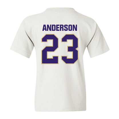 Washington - NCAA Women's Basketball : Olivia Anderson - Classic Shersey Youth T-Shirt-1