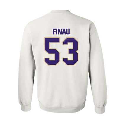 Washington - NCAA Football : Paki Finau - Classic Shersey Crewneck Sweatshirt-1