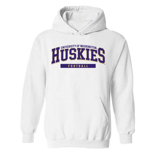 Washington - NCAA Football : Paki Finau - Classic Shersey Hooded Sweatshirt-0