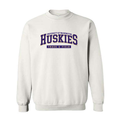 Washington - NCAA Women's Track & Field : Chiche Okemgbo - Classic Shersey Crewneck Sweatshirt-0