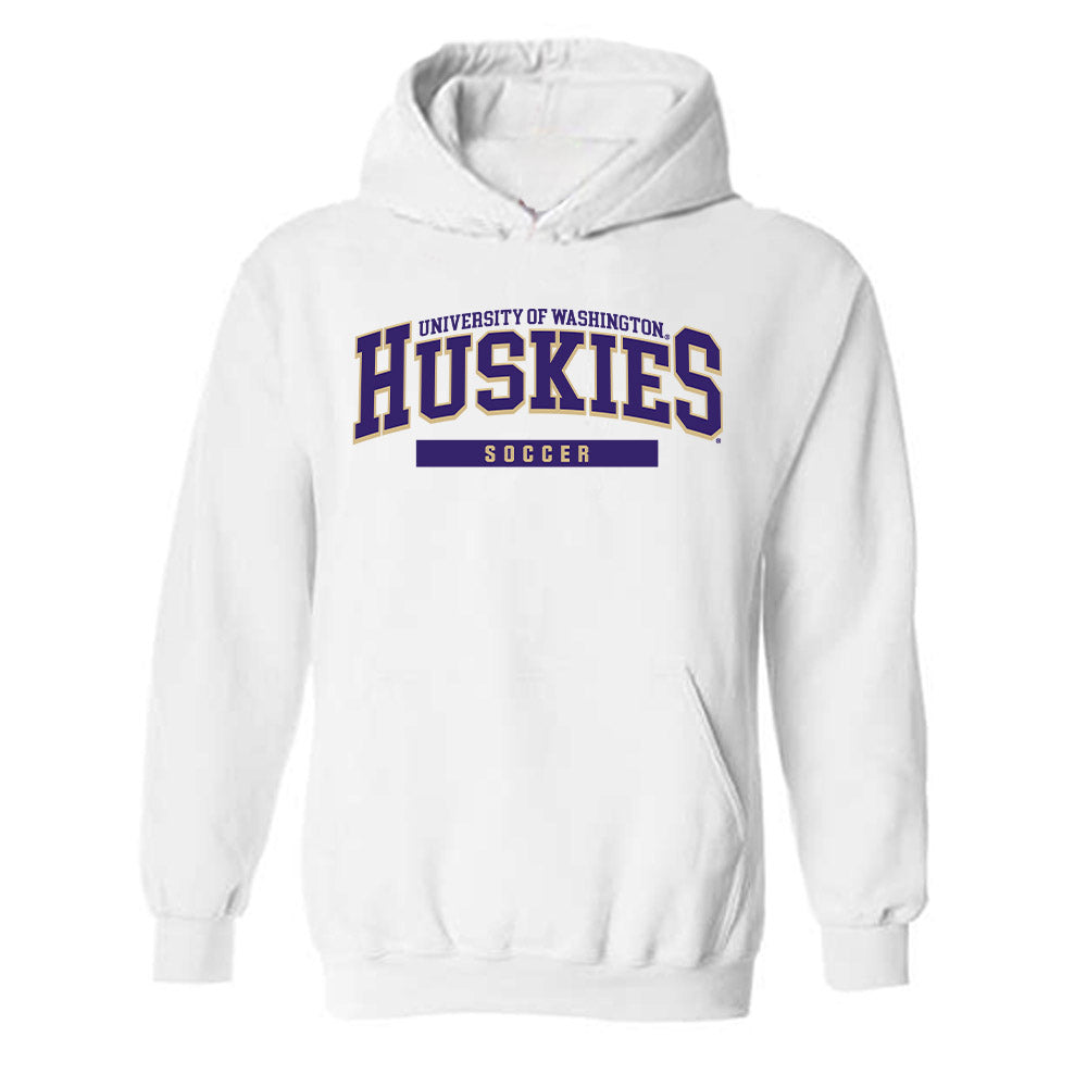 Washington - NCAA Men's Soccer : Richie Aman - Classic Shersey Hooded Sweatshirt-0