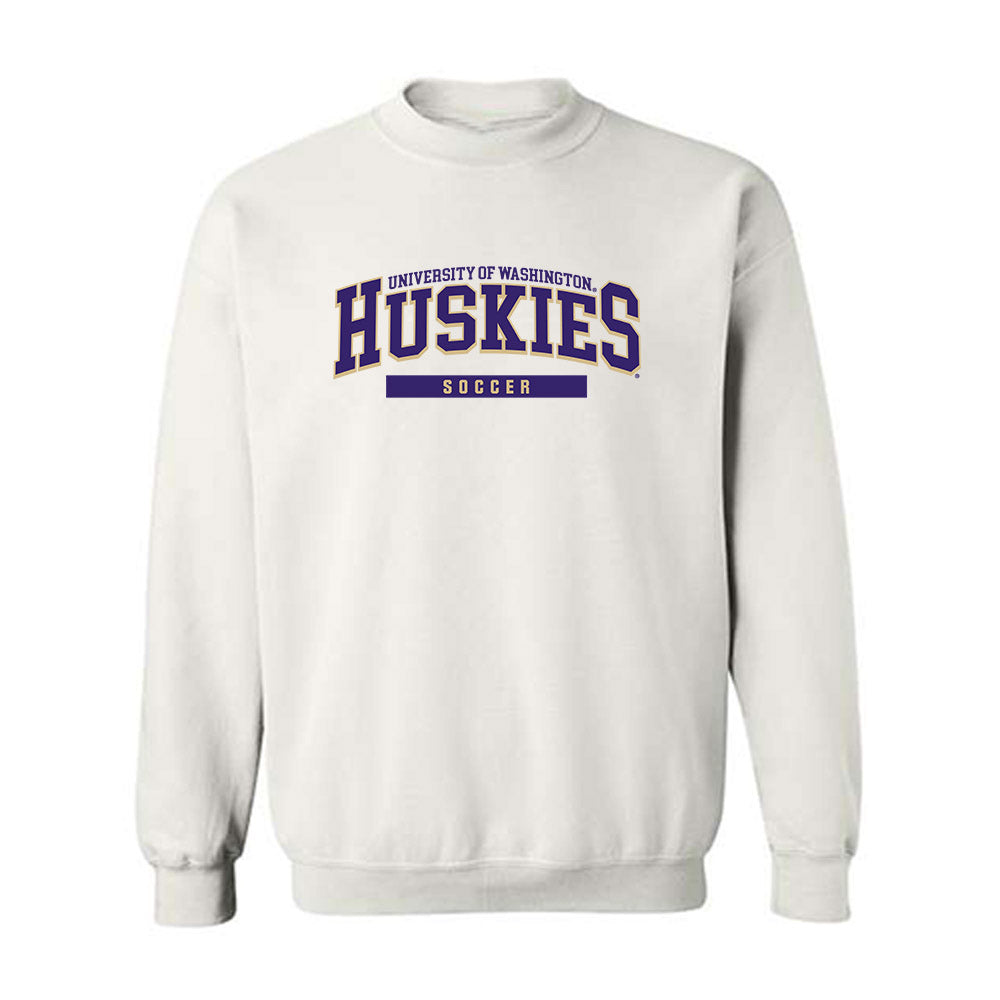 Washington - NCAA Men's Soccer : Chad Sovde - Classic Shersey Crewneck Sweatshirt-0