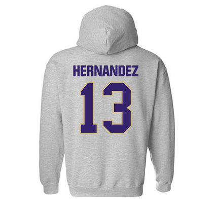 Washington - NCAA Men's Soccer : Kevin Hernandez - Classic Shersey Hooded Sweatshirt-1