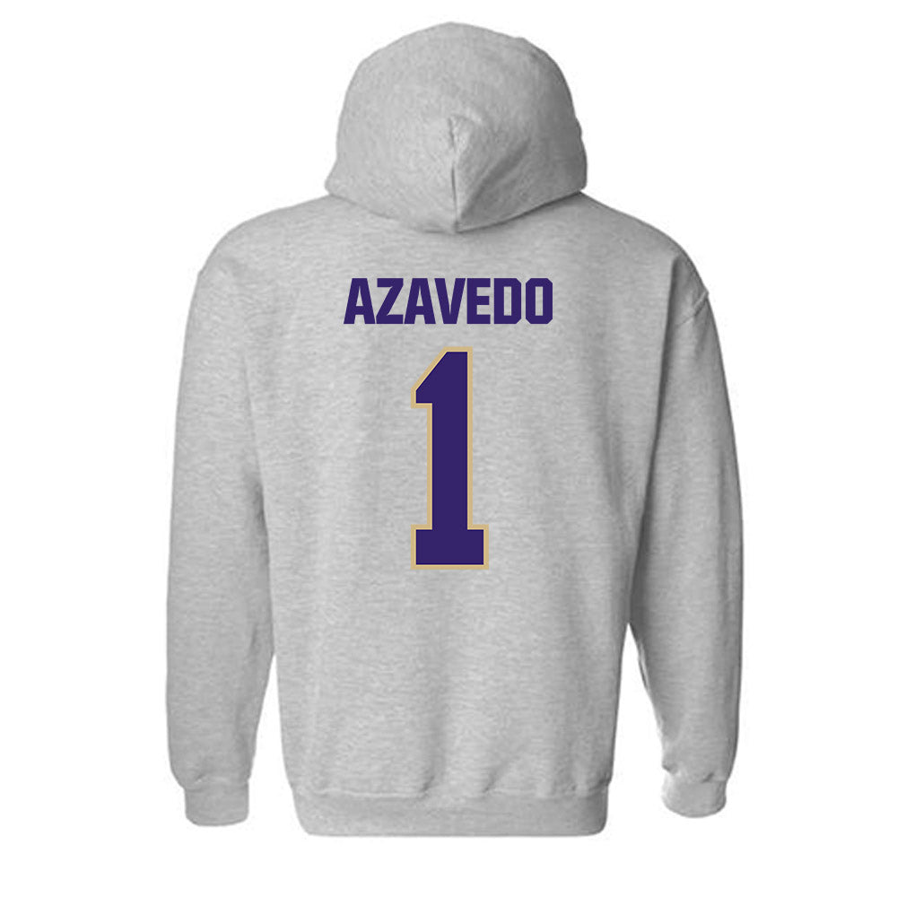 Washington - NCAA Women's Volleyball : Addy Azavedo - Classic Shersey Hooded Sweatshirt-1