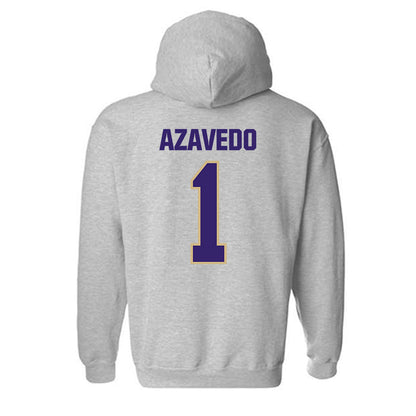 Washington - NCAA Women's Volleyball : Addy Azavedo - Classic Shersey Hooded Sweatshirt-1
