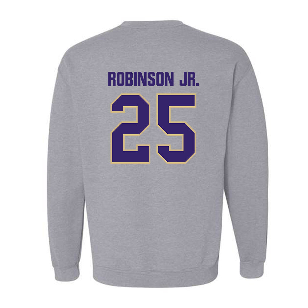 Washington - NCAA Football : Donovan Robinson Jr. - Classic Shersey Crewneck Sweatshirt-1