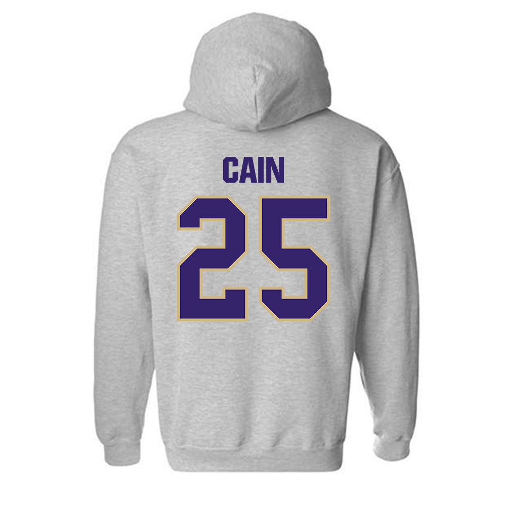 Washington - NCAA Women's Basketball : Nina Cain - Classic Shersey Hooded Sweatshirt-1