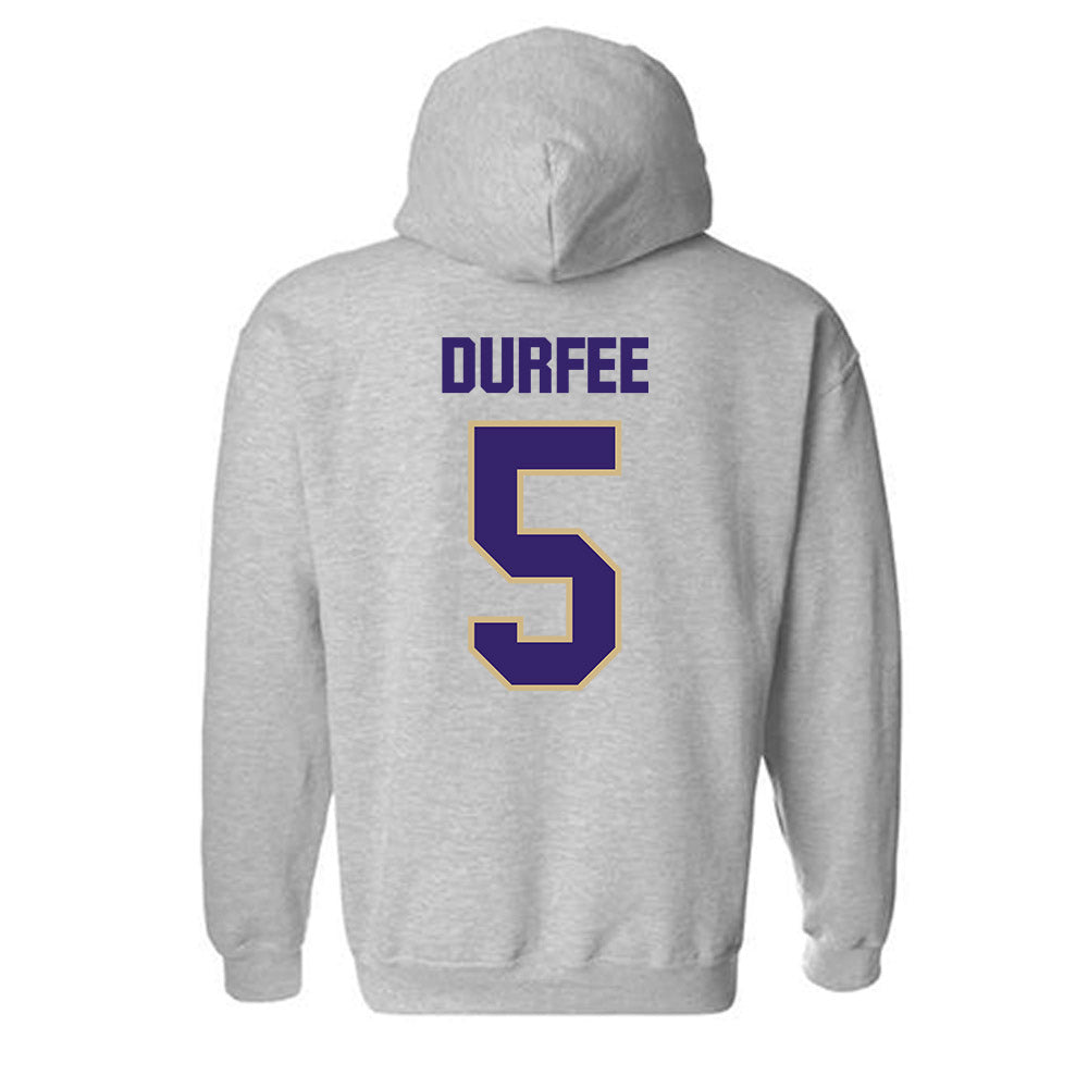 Washington - NCAA Football : Zach Durfee - Classic Shersey Hooded Sweatshirt-1