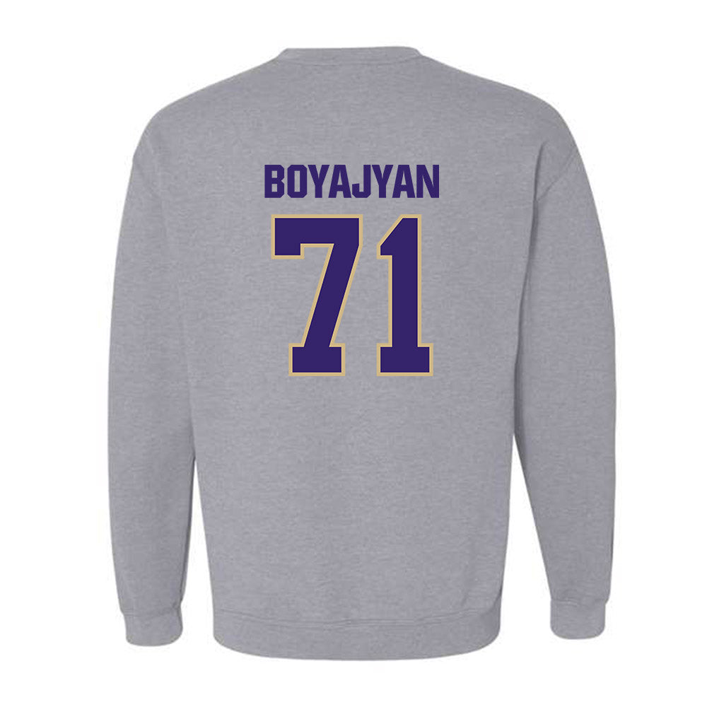 Washington - NCAA Football : Davit Boyajyan - Classic Shersey Crewneck Sweatshirt-1