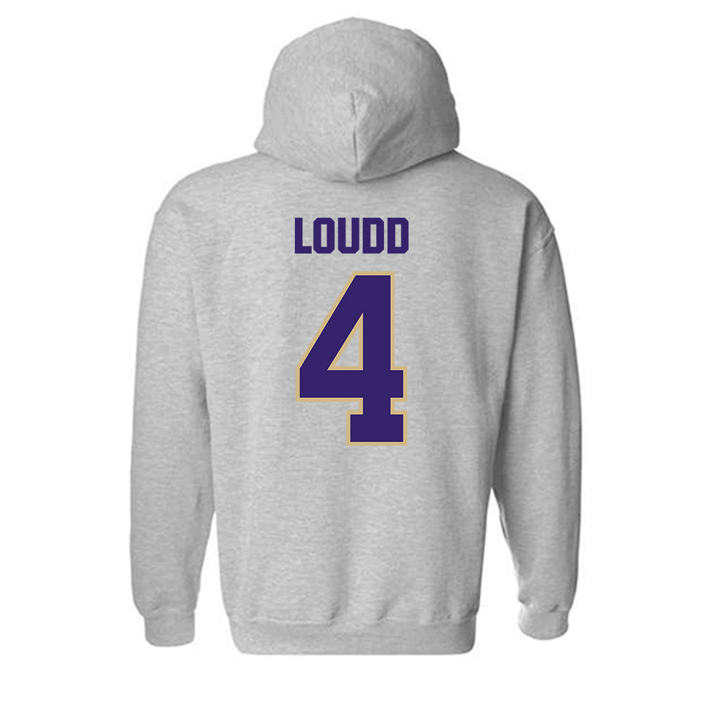 Washington - NCAA Women's Soccer : Maya Loudd - Classic Shersey Hooded Sweatshirt-1