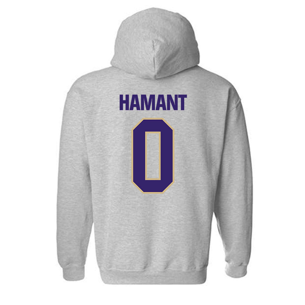 Washington - NCAA Women's Soccer : Mia Hamant - Classic Shersey Hooded Sweatshirt-1