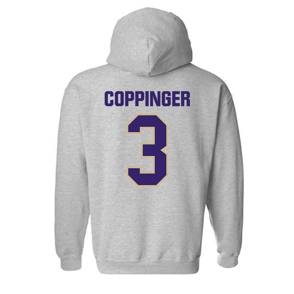 Washington - NCAA Women's Basketball : Devin Coppinger - Classic Shersey Hooded Sweatshirt-1
